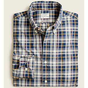 J.Crew Secret Wash organic cotton poplin shirt size XL
